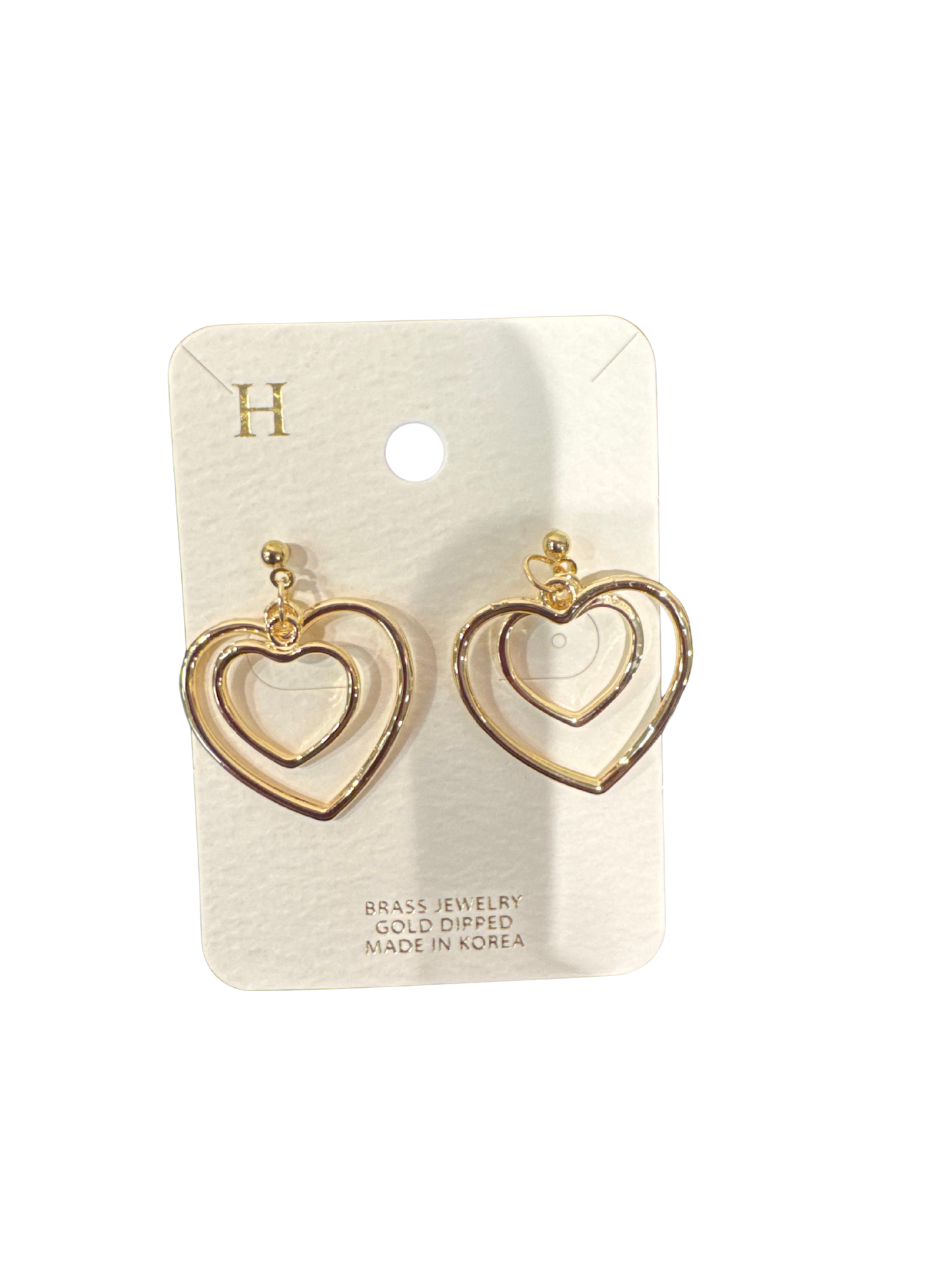 Layered Heart Hoops