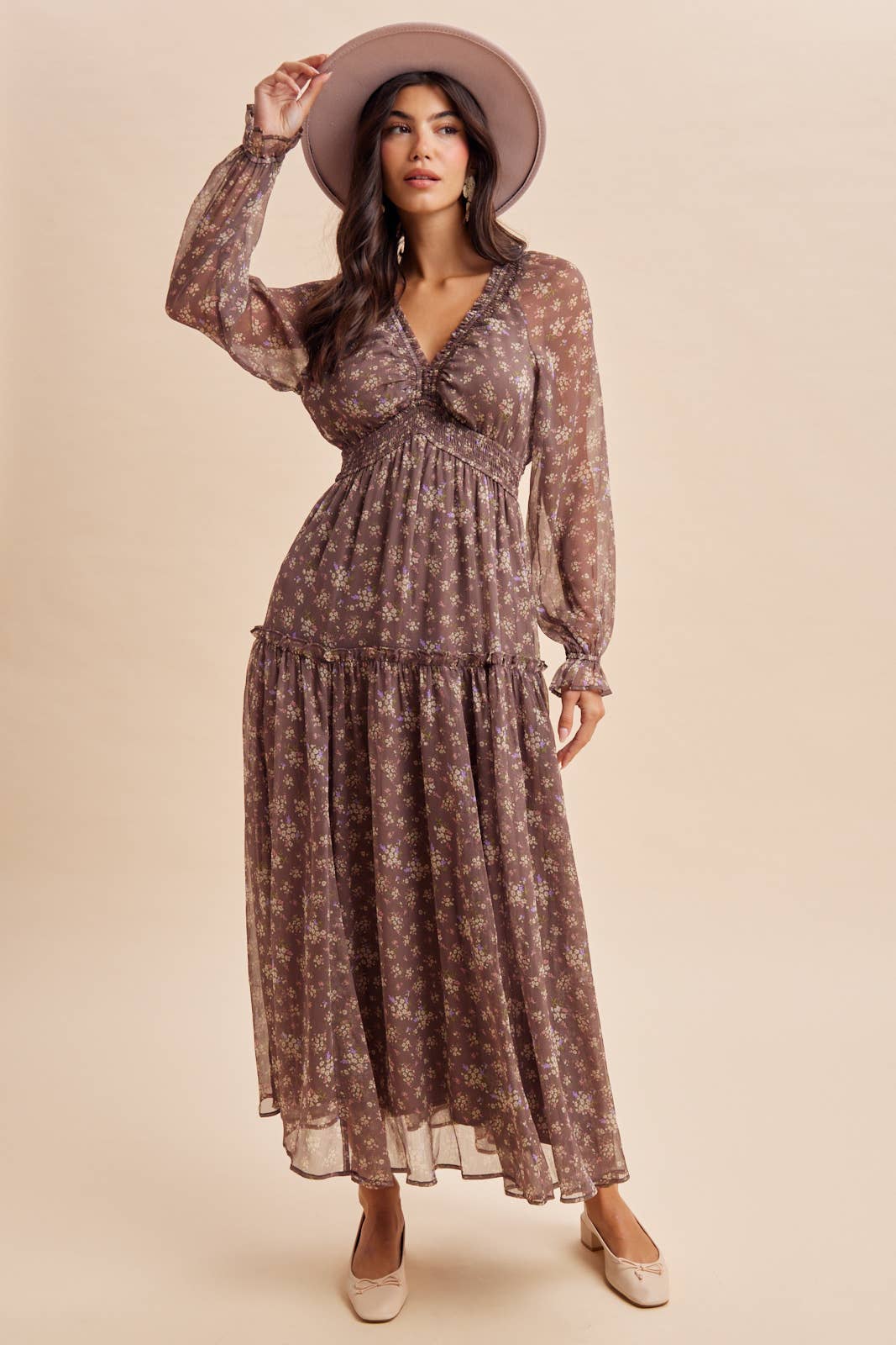 Elegant Floral Dress