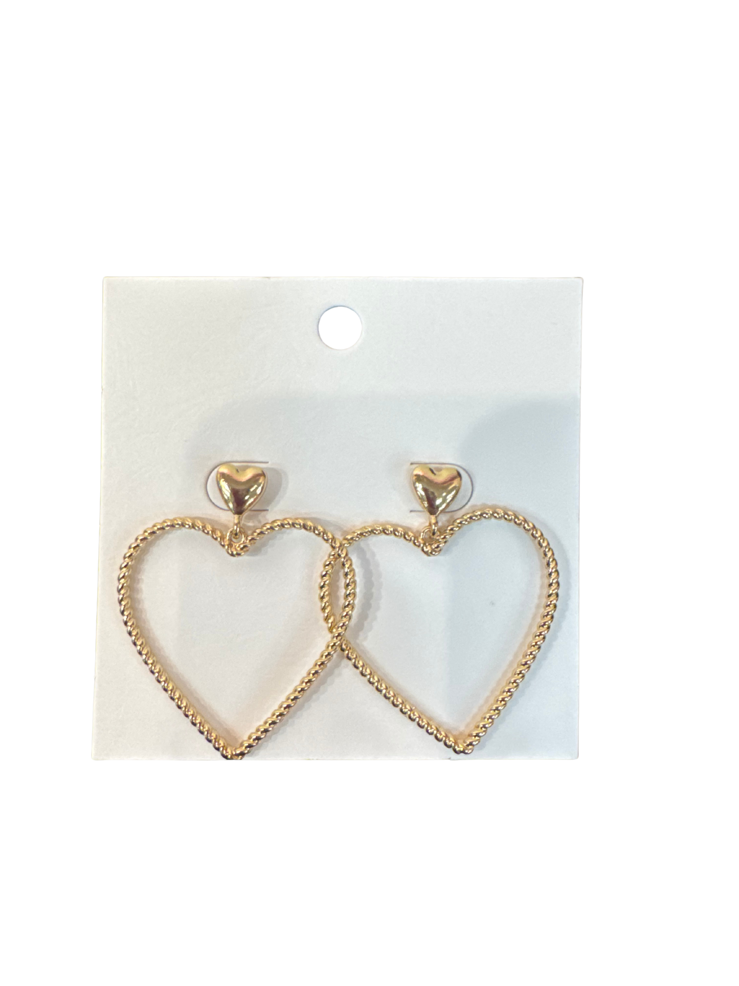 Open Heart Earrings