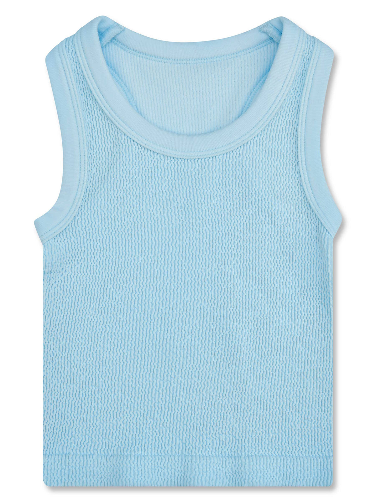 Light Blue Racerback Tank Top