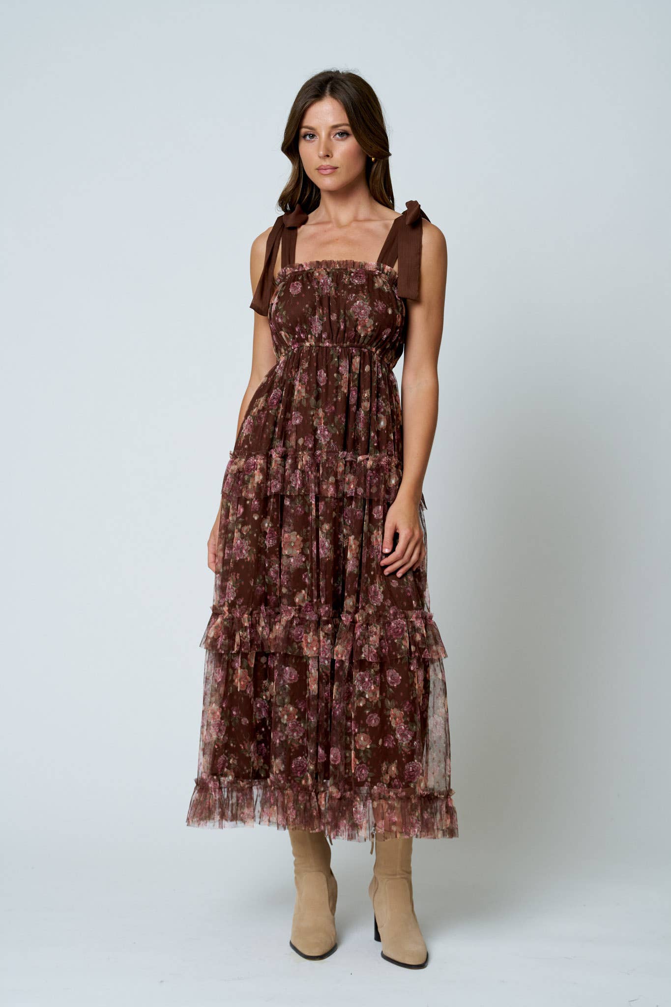 Floral Chiffon Dress