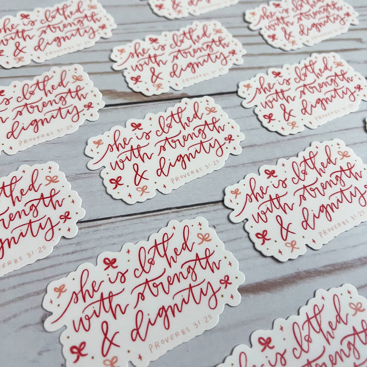Proverbs 31 sticker | Bible journaling