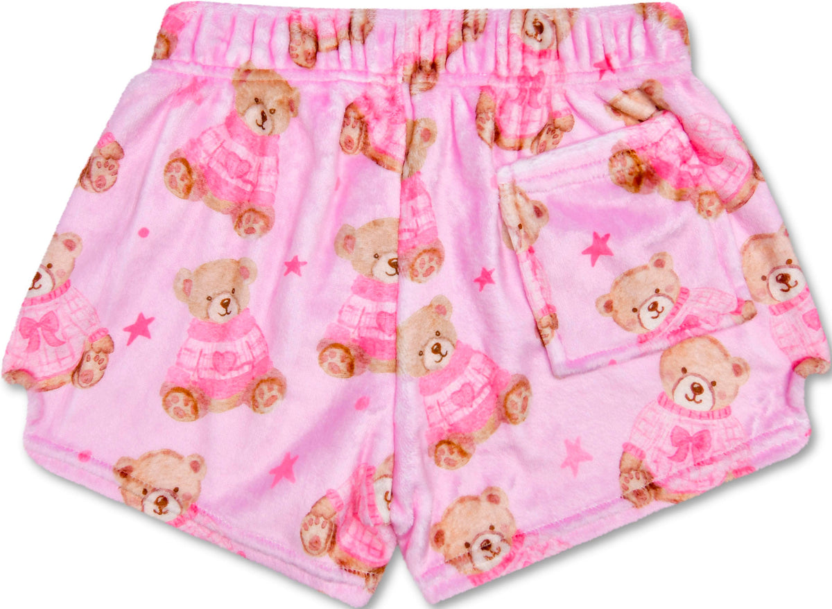 Beary Cute Plush Shorts