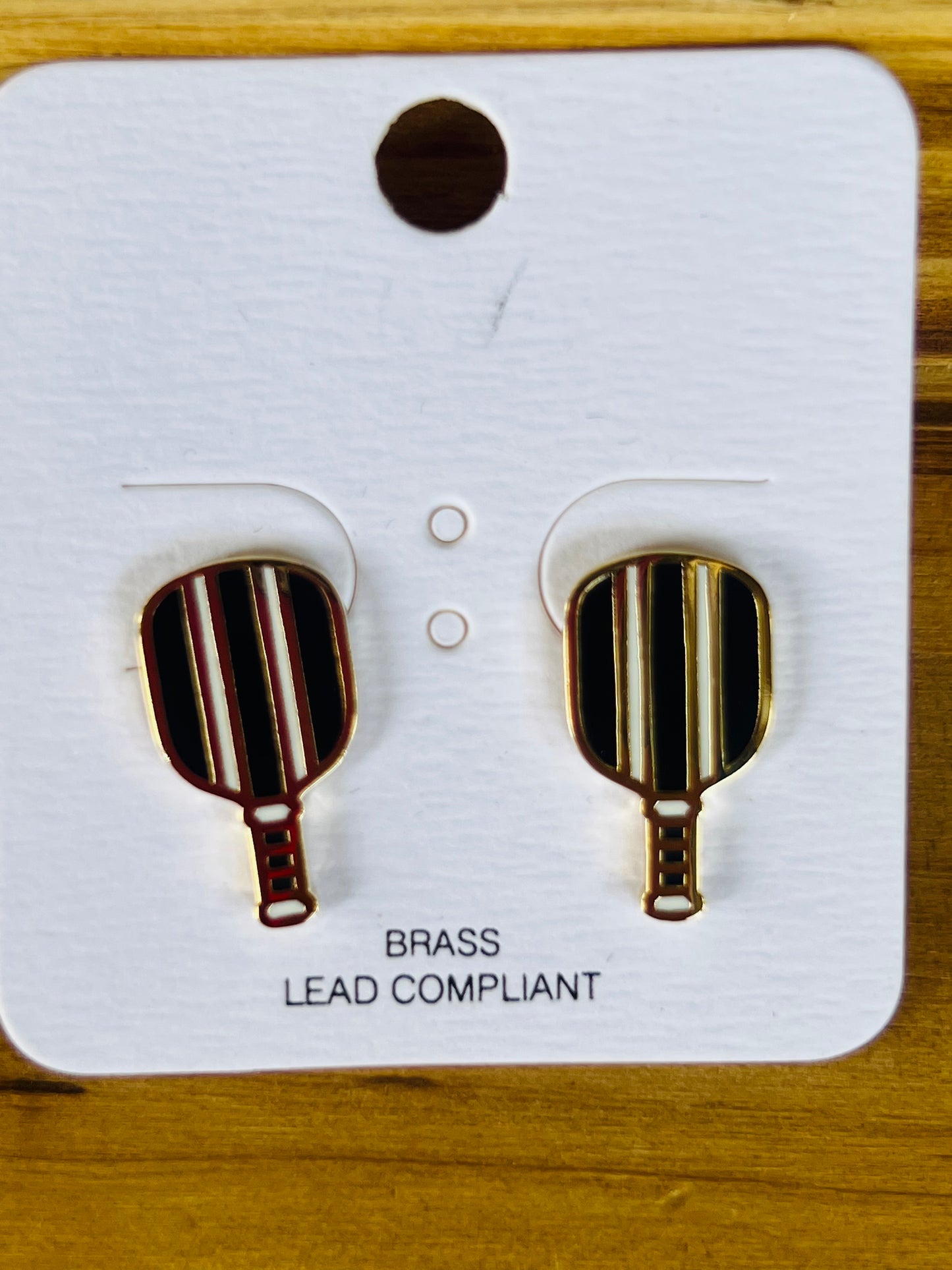Pattern Pickleball Earrings