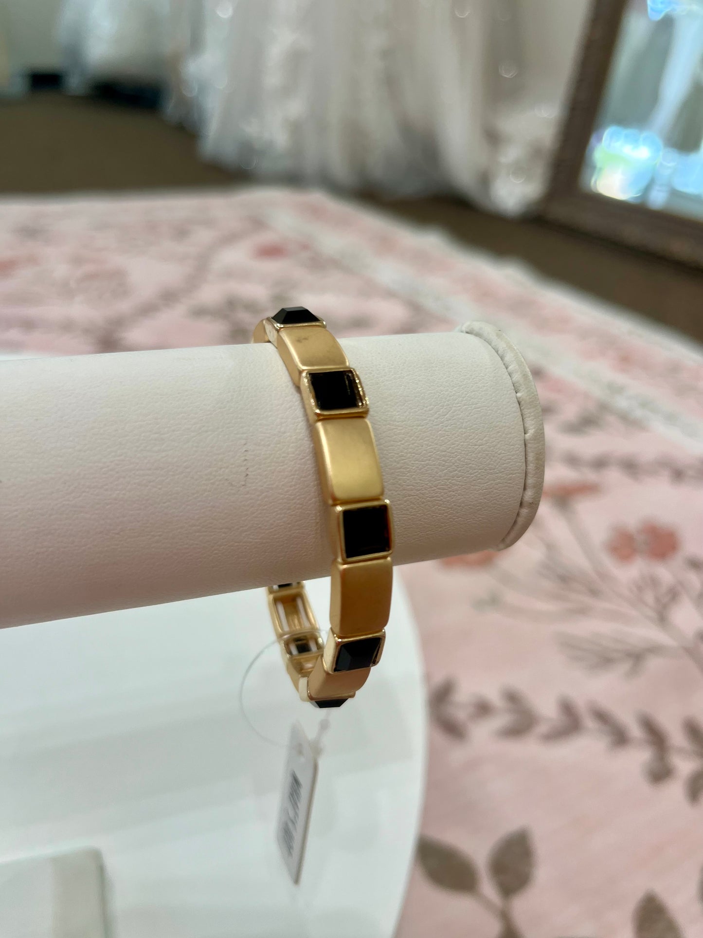 Square Gold & Black Bracelet