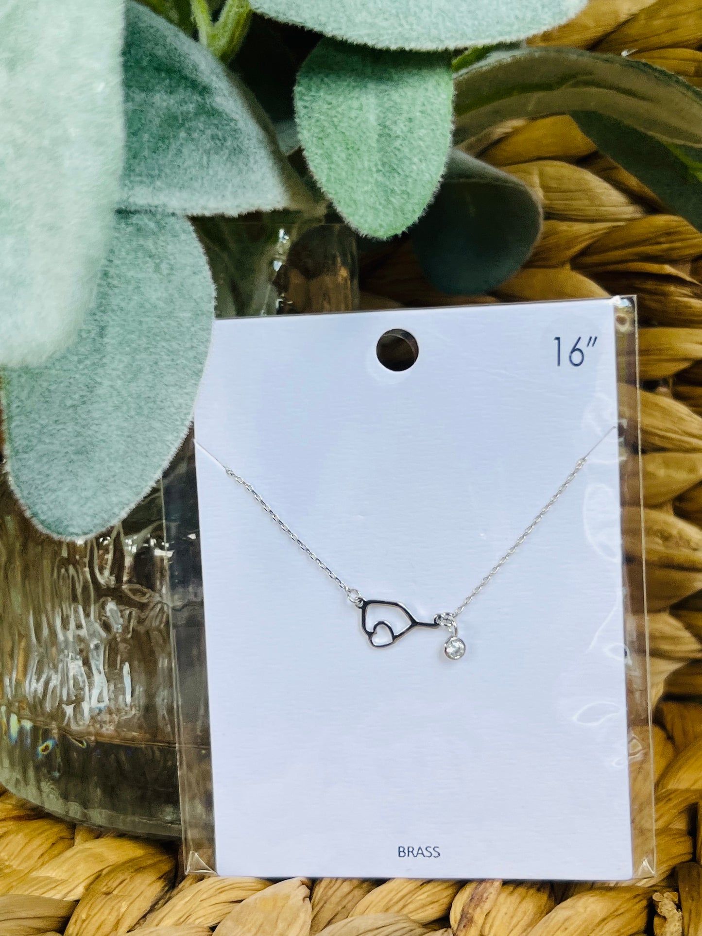 Pickleball Diamond Drop Necklace