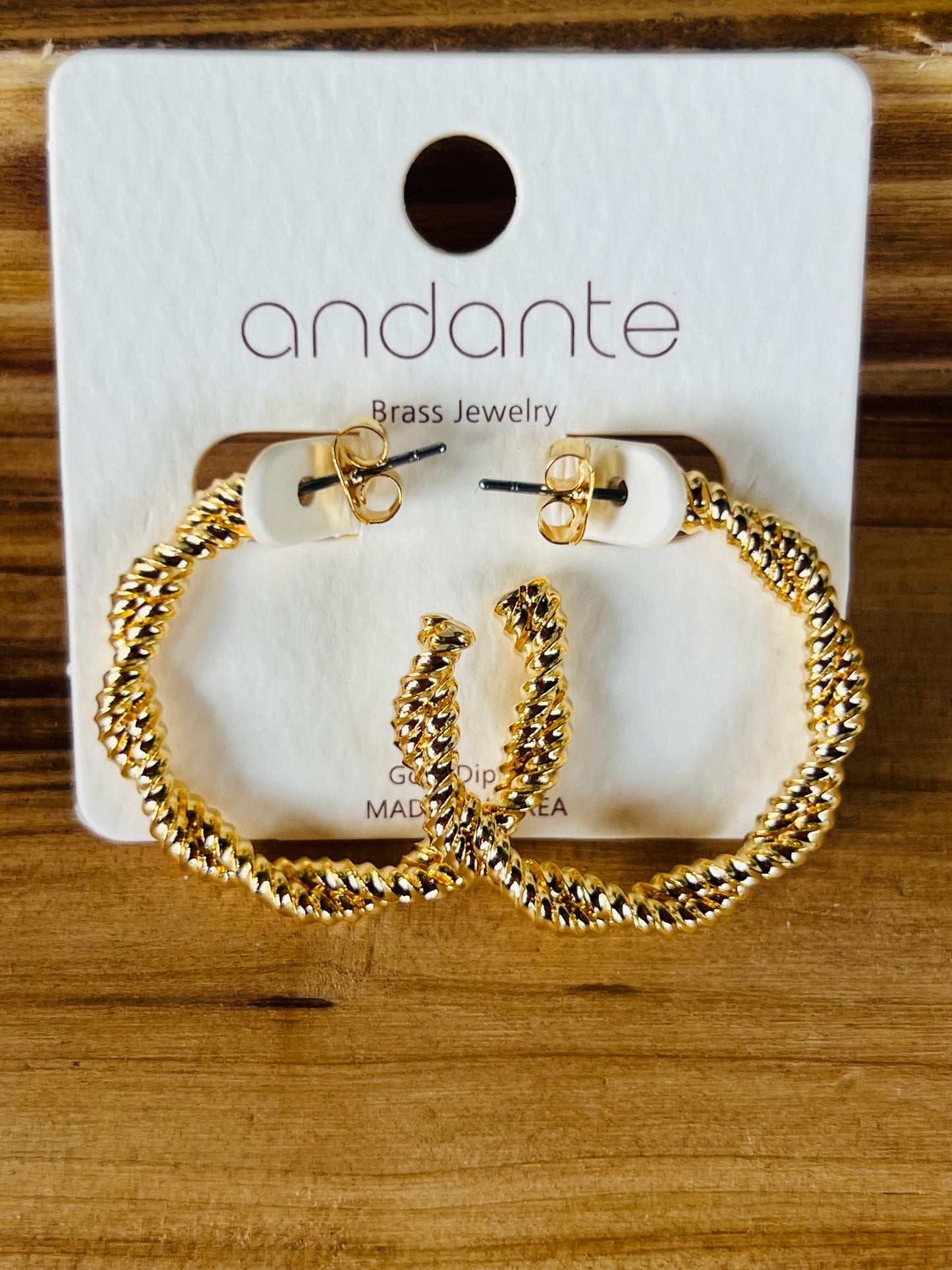 Dante Gold Hoops
