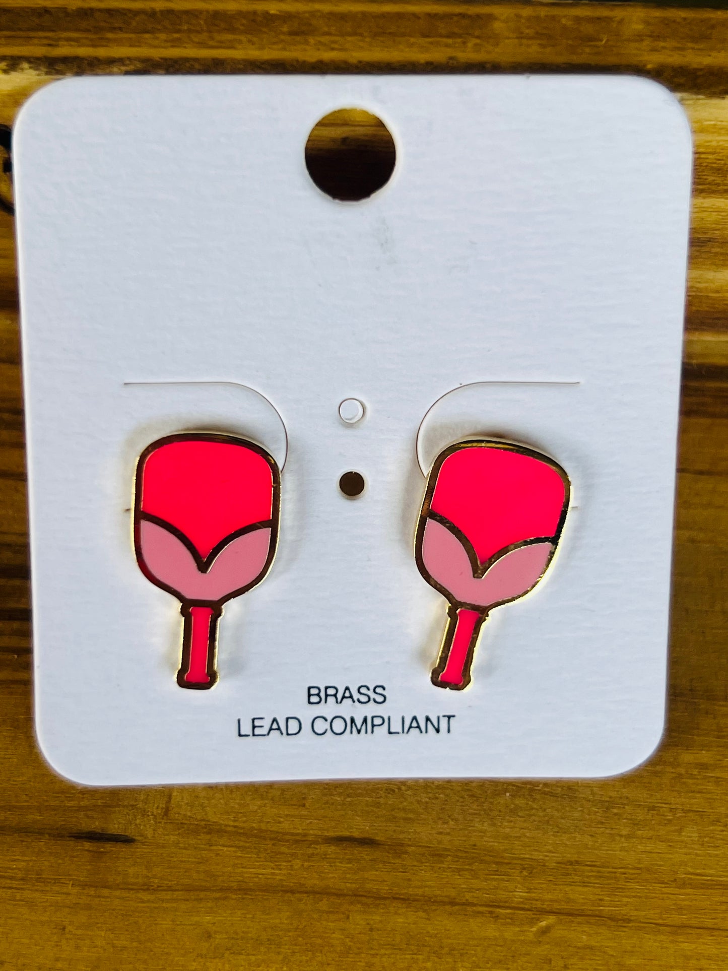 Pattern Pickleball Earrings
