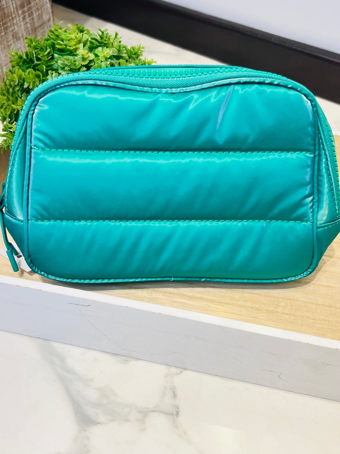 Metalic Puffer Crossbody