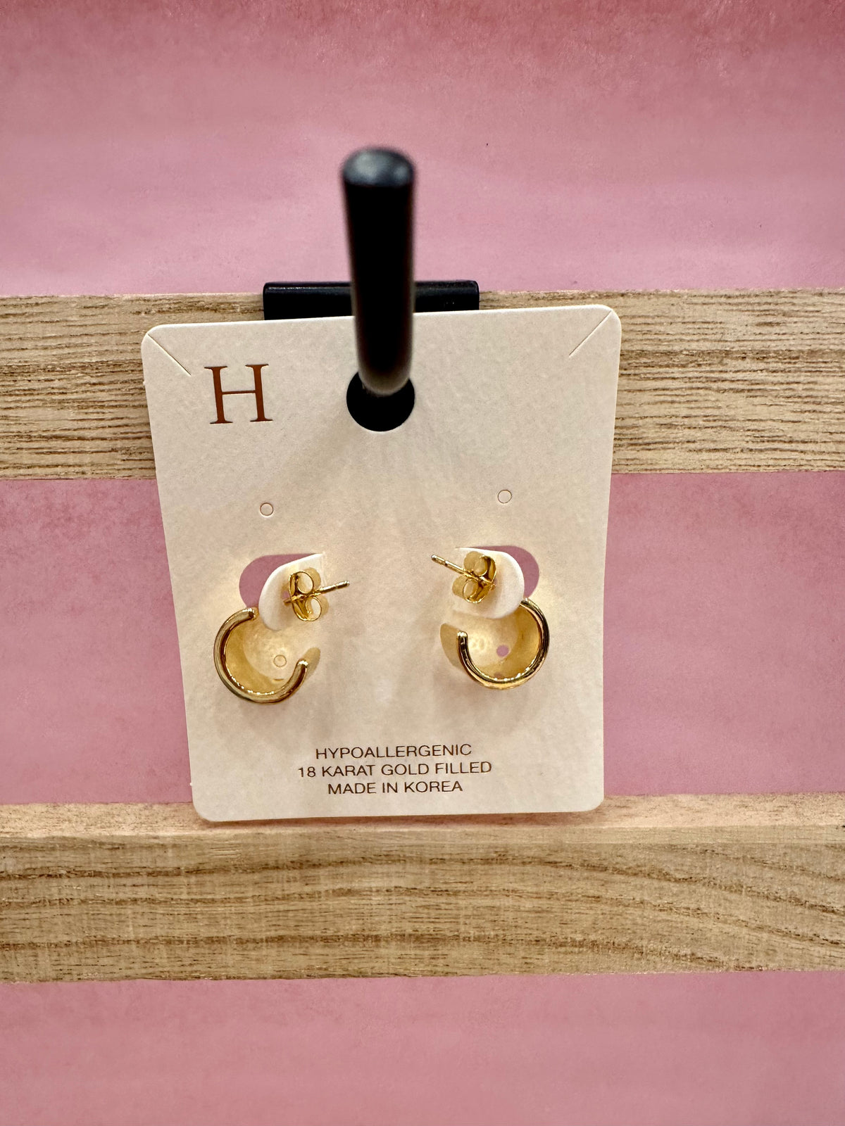 Solid Gold Hoop