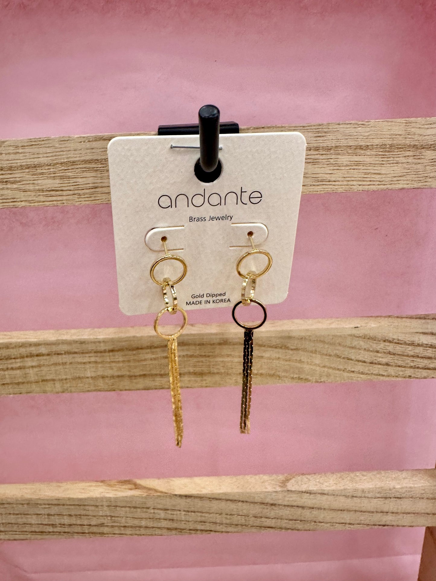 Three Ring Earrings