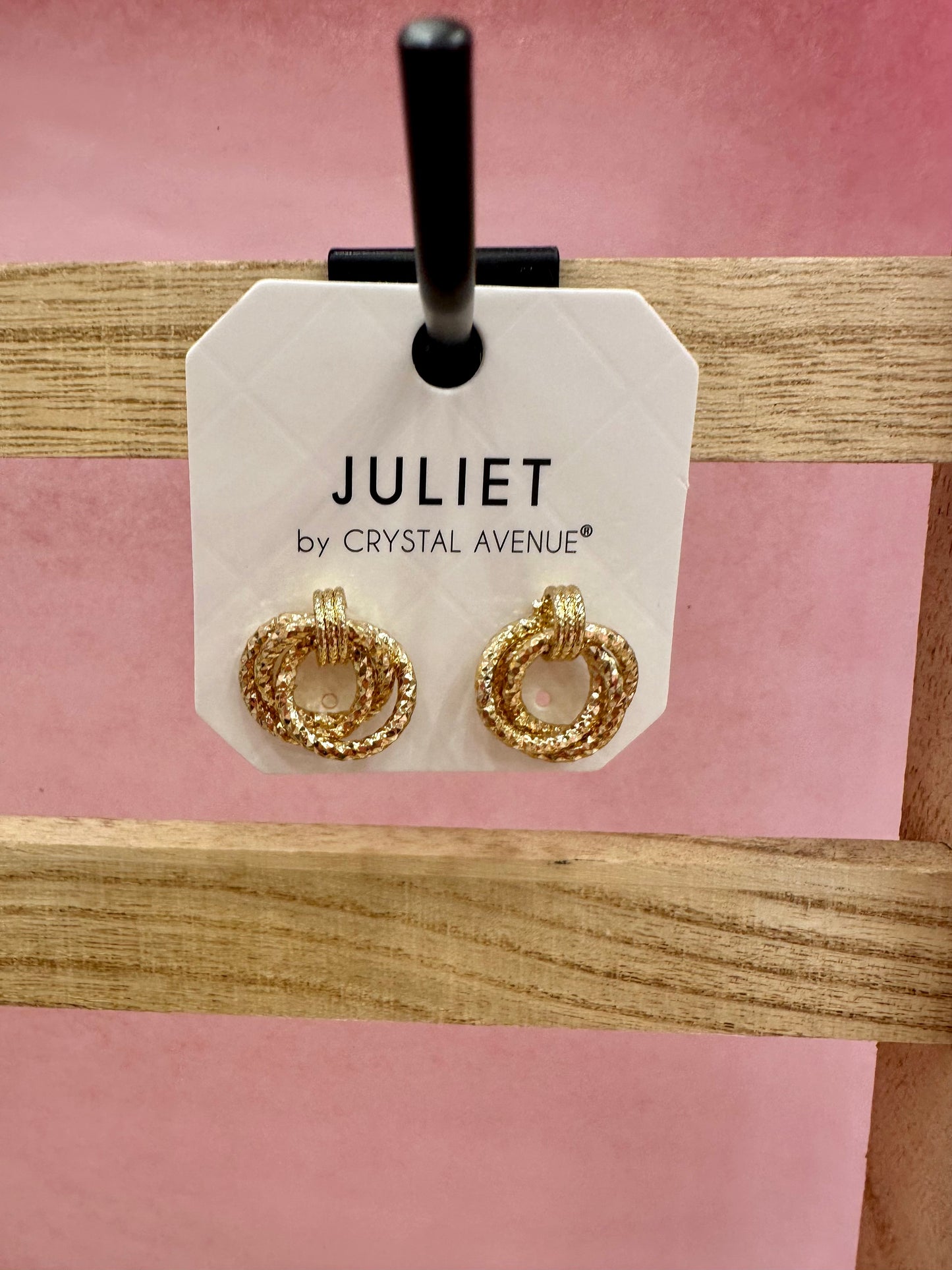 Textured Ring Earrings