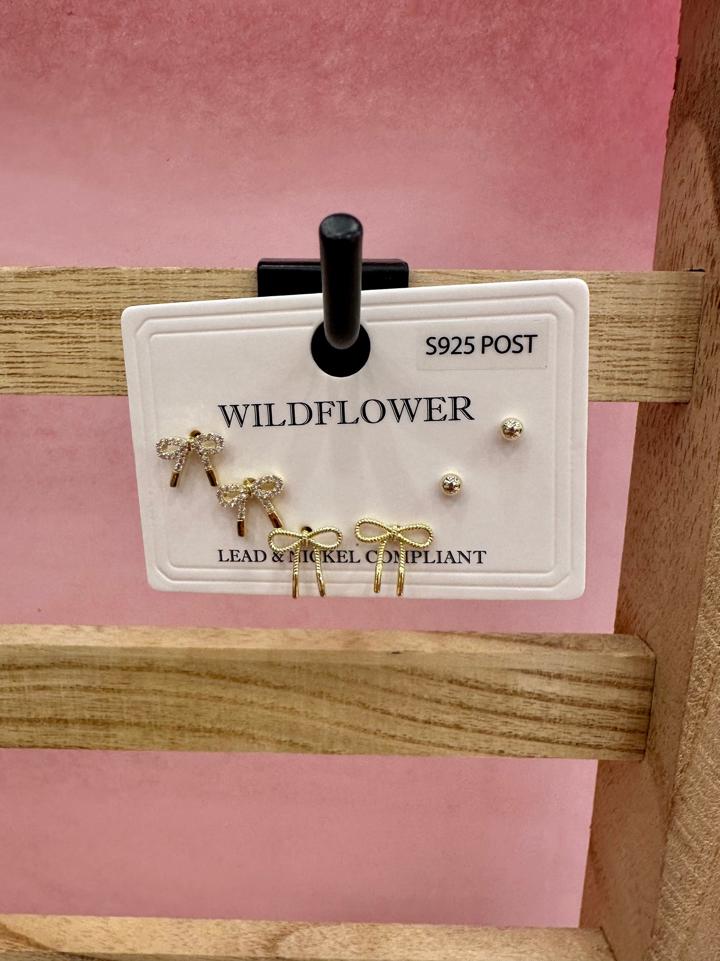 Bow Earrings Set