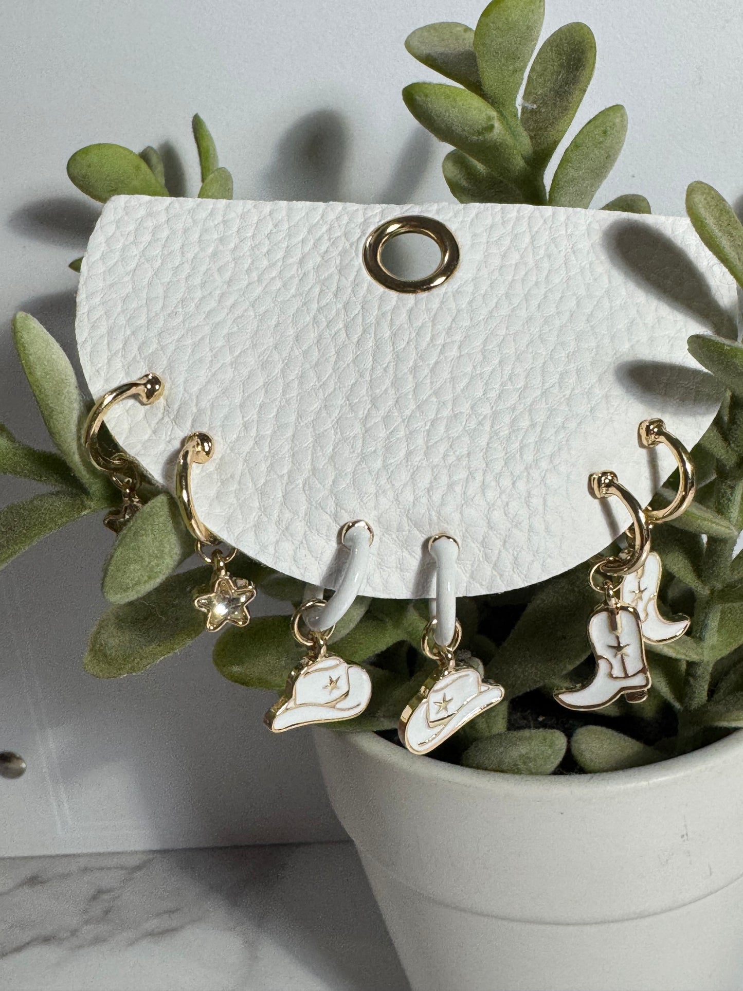 Cowgirl Earring Set
