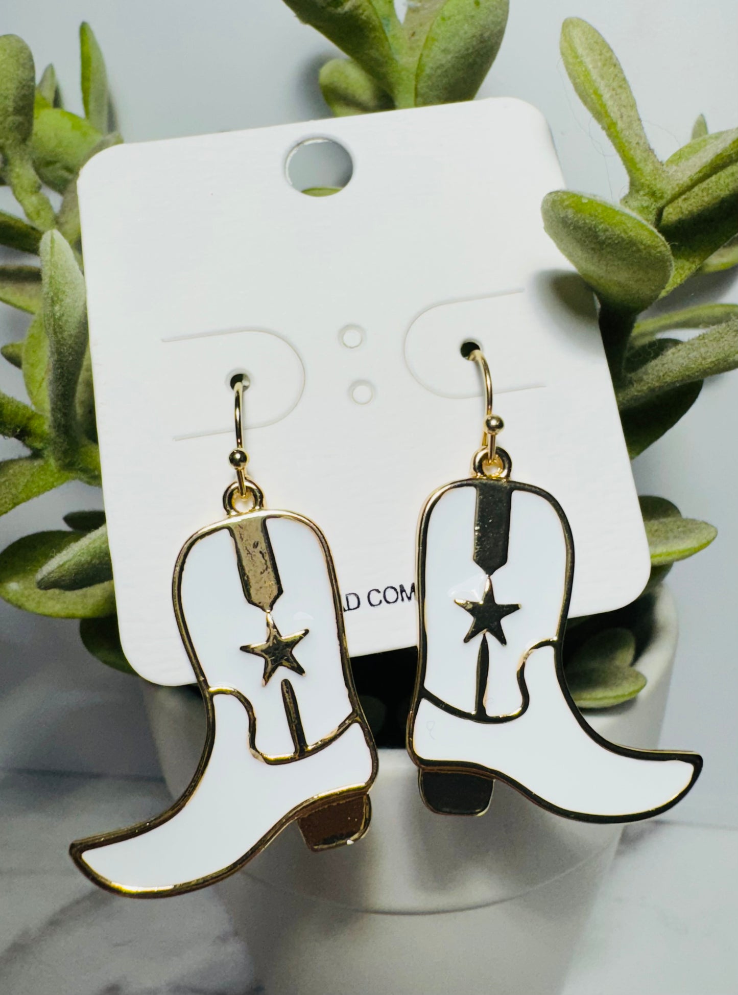 Cowgirl Boot Earrings