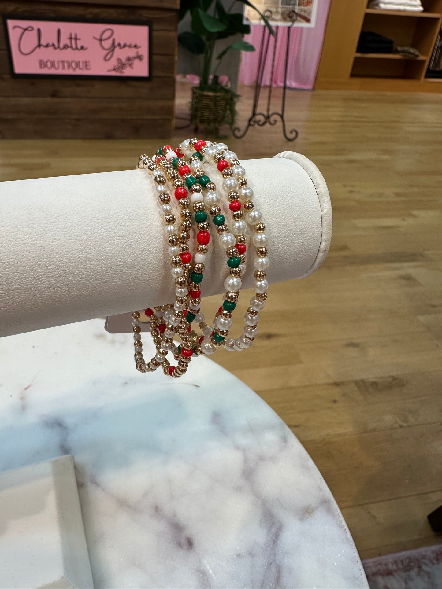 Red & Green Christmas Stack