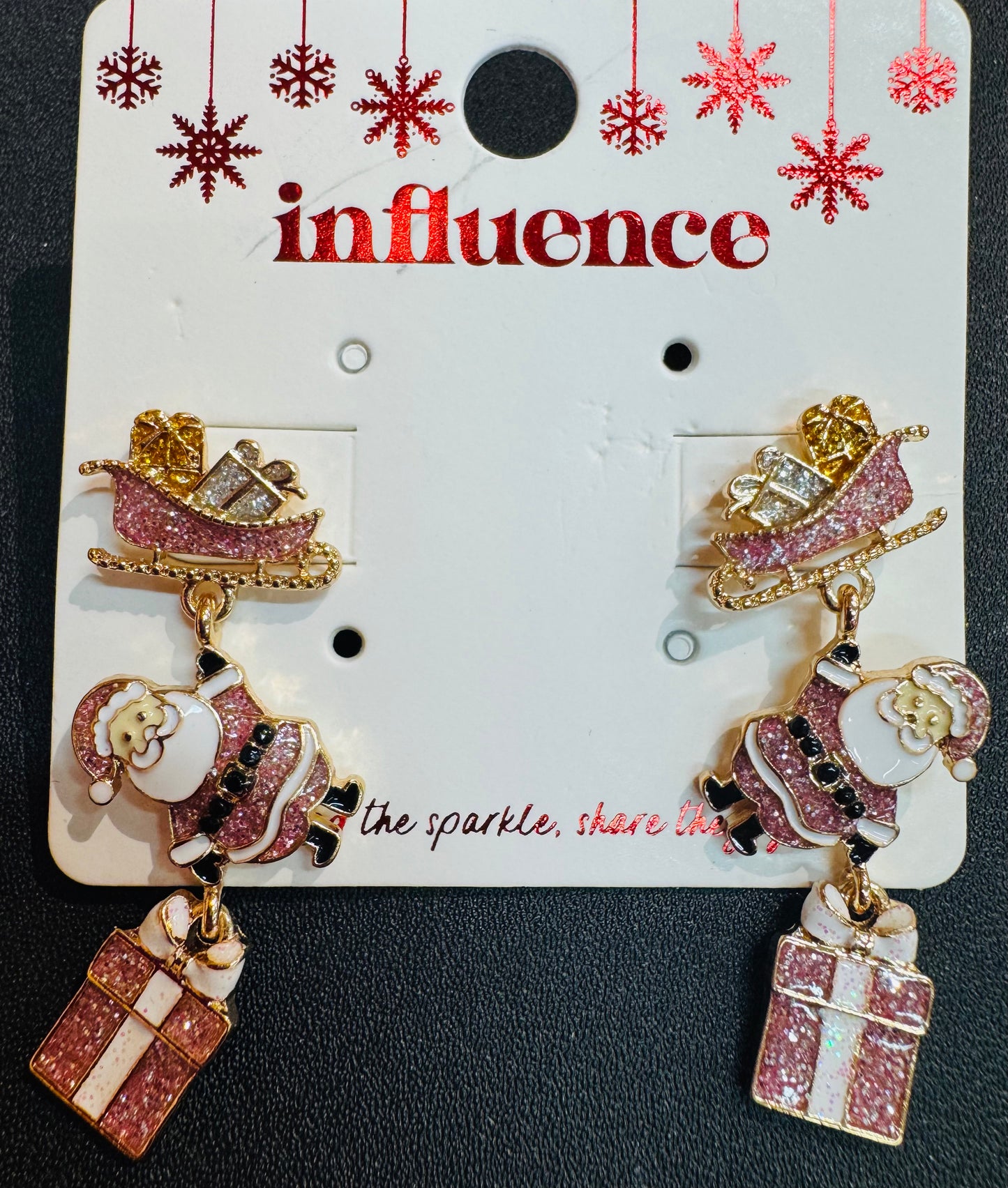 Santa & Sleigh Earrings