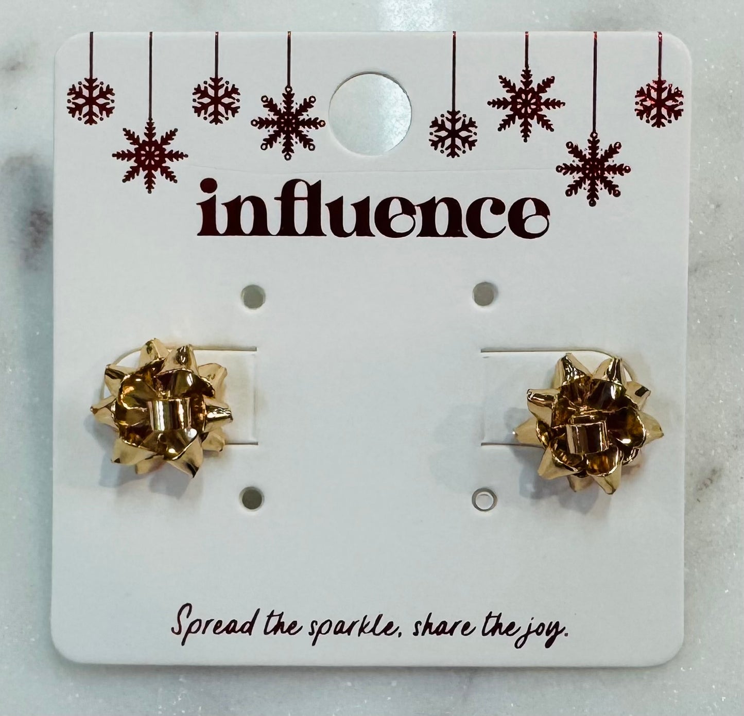 Christmas Bow Earrings