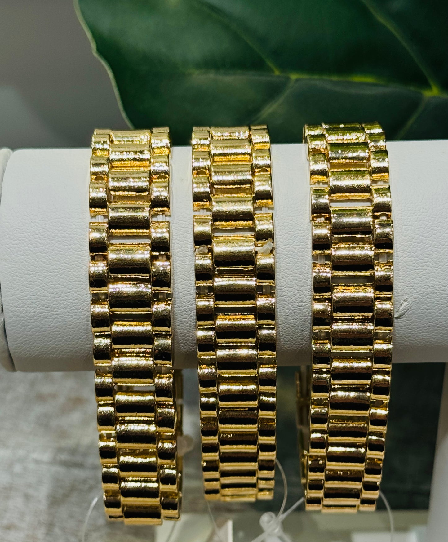 Linked Up Stretch Bracelet (Silver, Gold, Mixed)