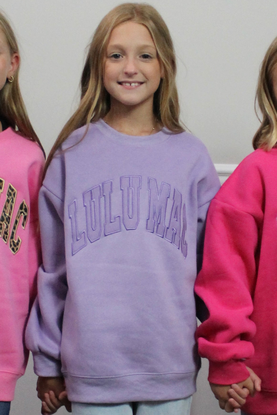 Kids LULU MAC Sweatshirt Purple