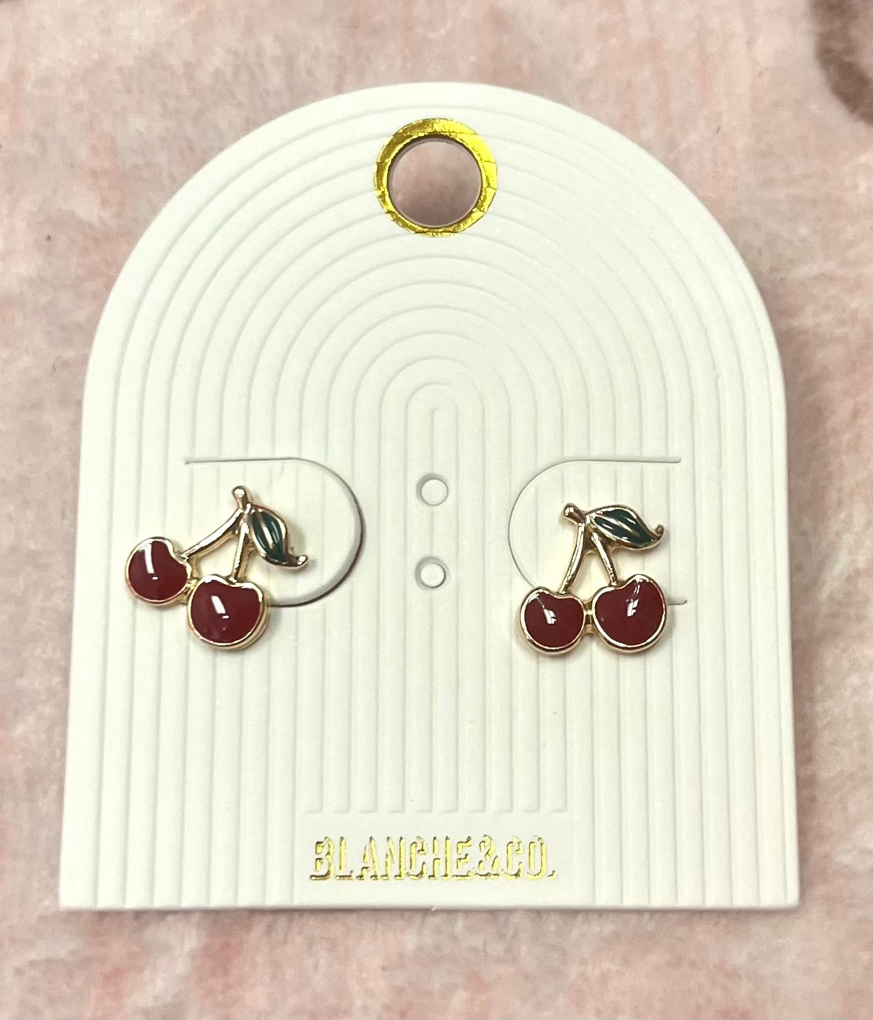 Gold & Red Cherries