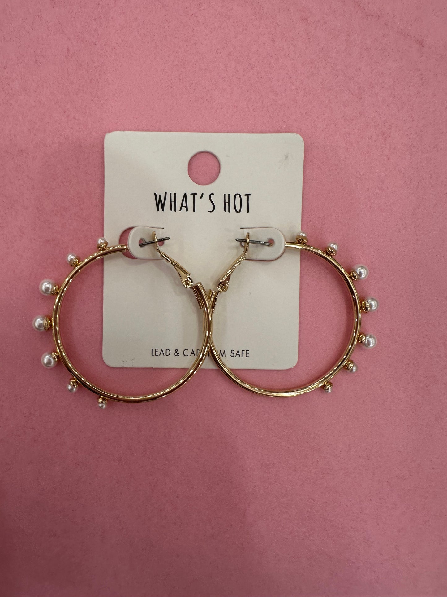 Pearl Hoops