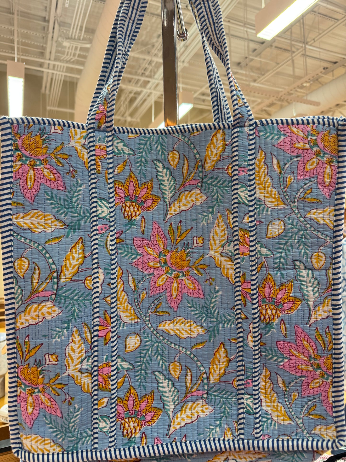 Blue Floral Brittany Bag