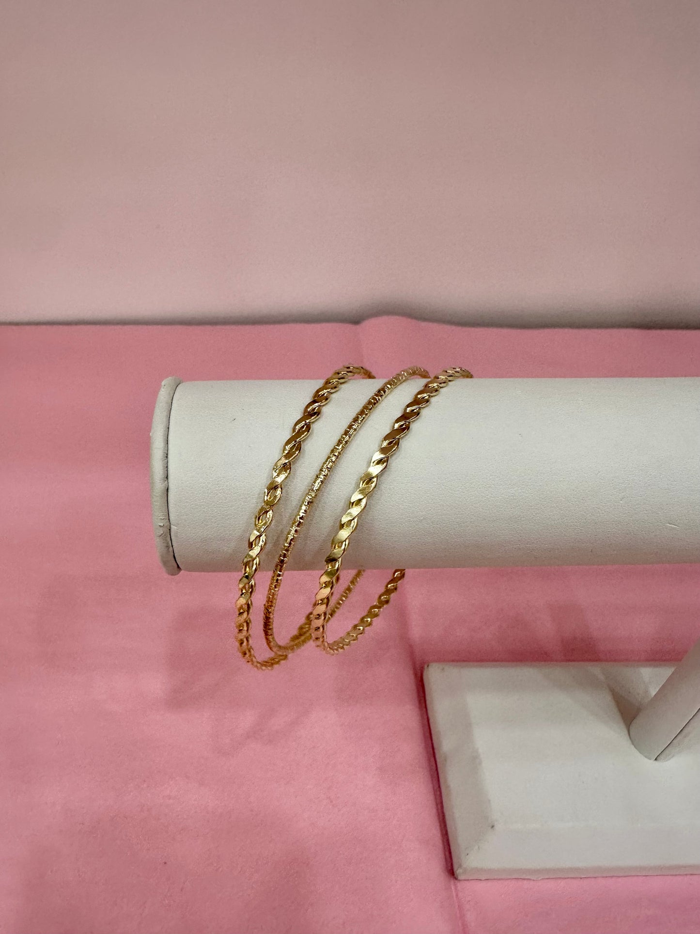 Golden Bracelet Stack
