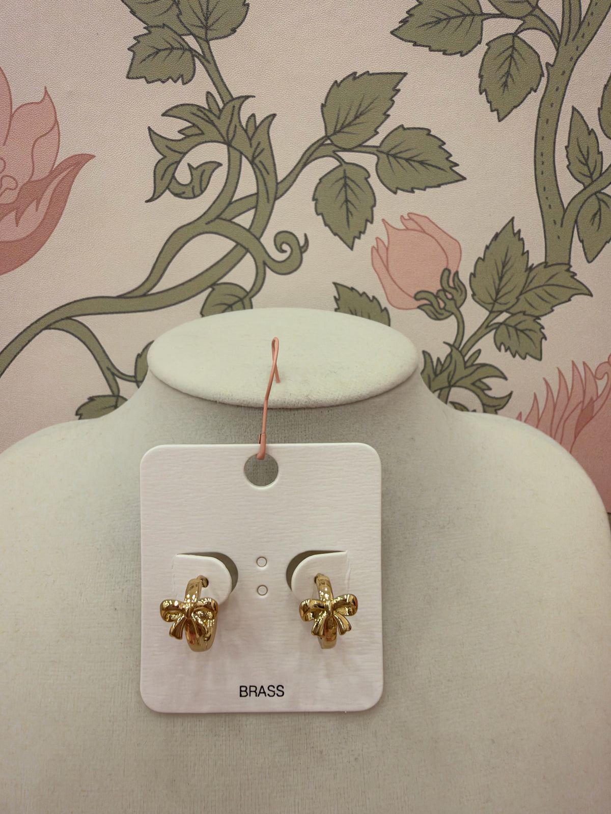 Bow Hoop Earrings