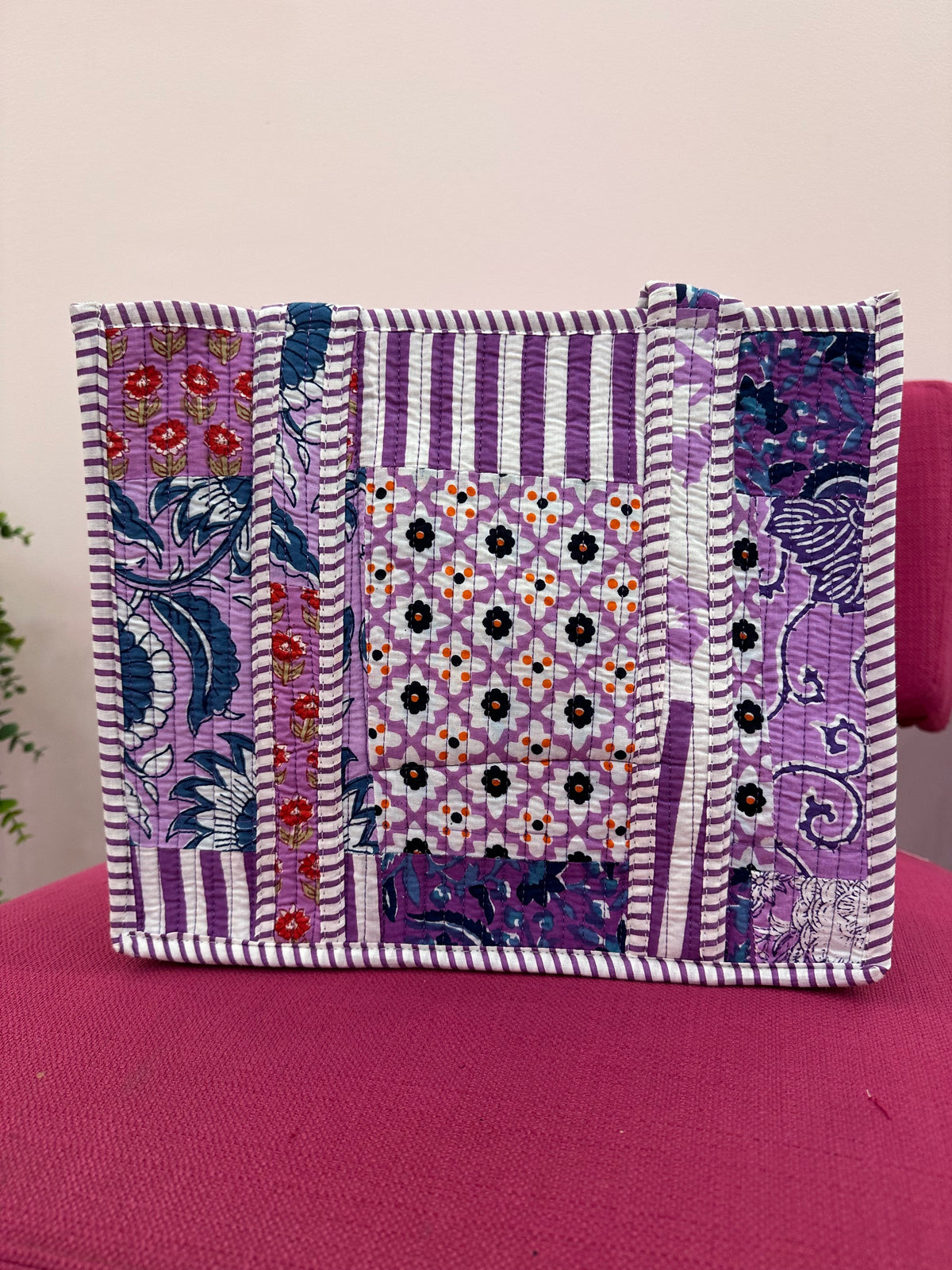 Paisley Purple Mini Tote