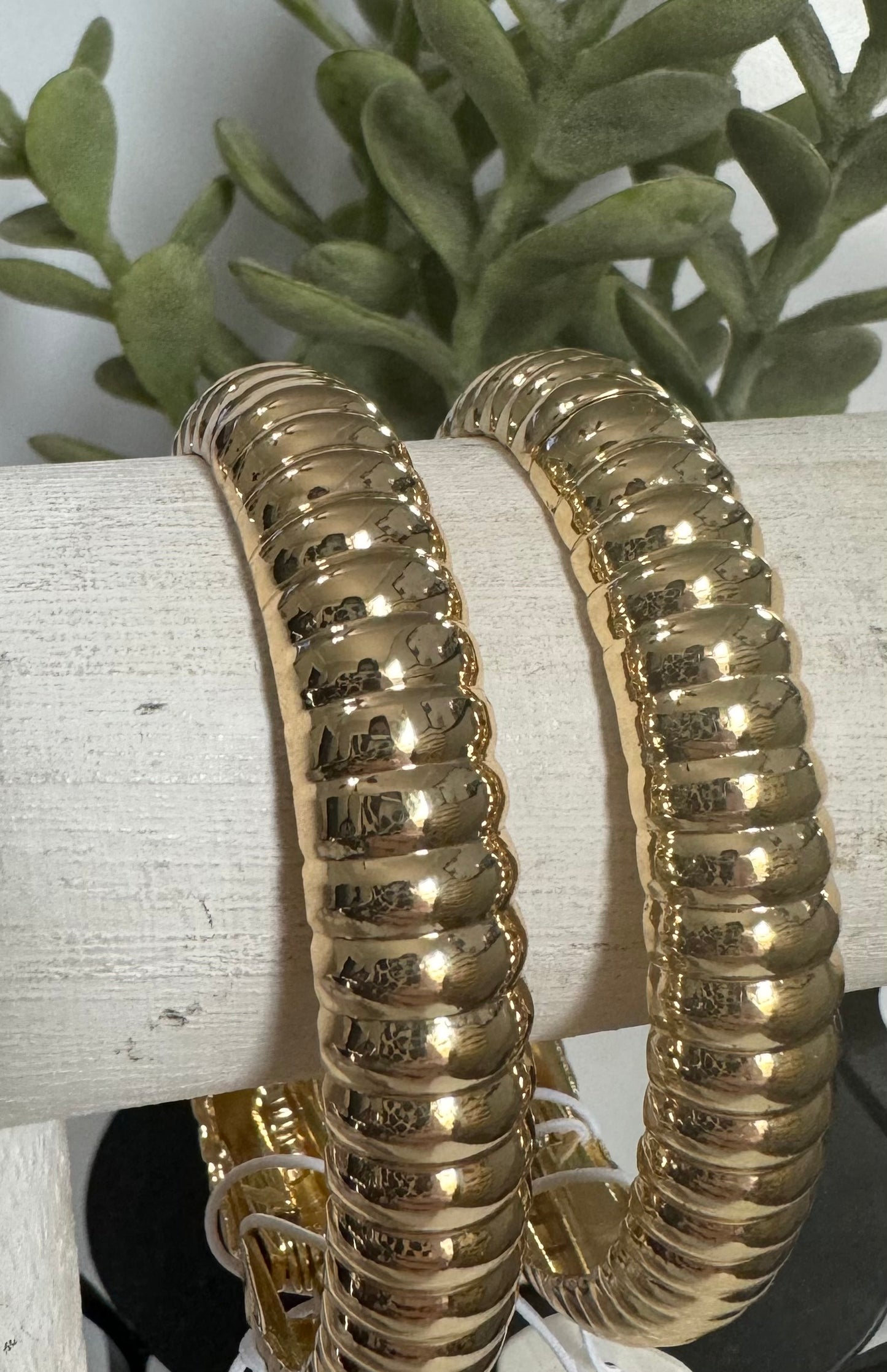Gold Spiral Bracelet