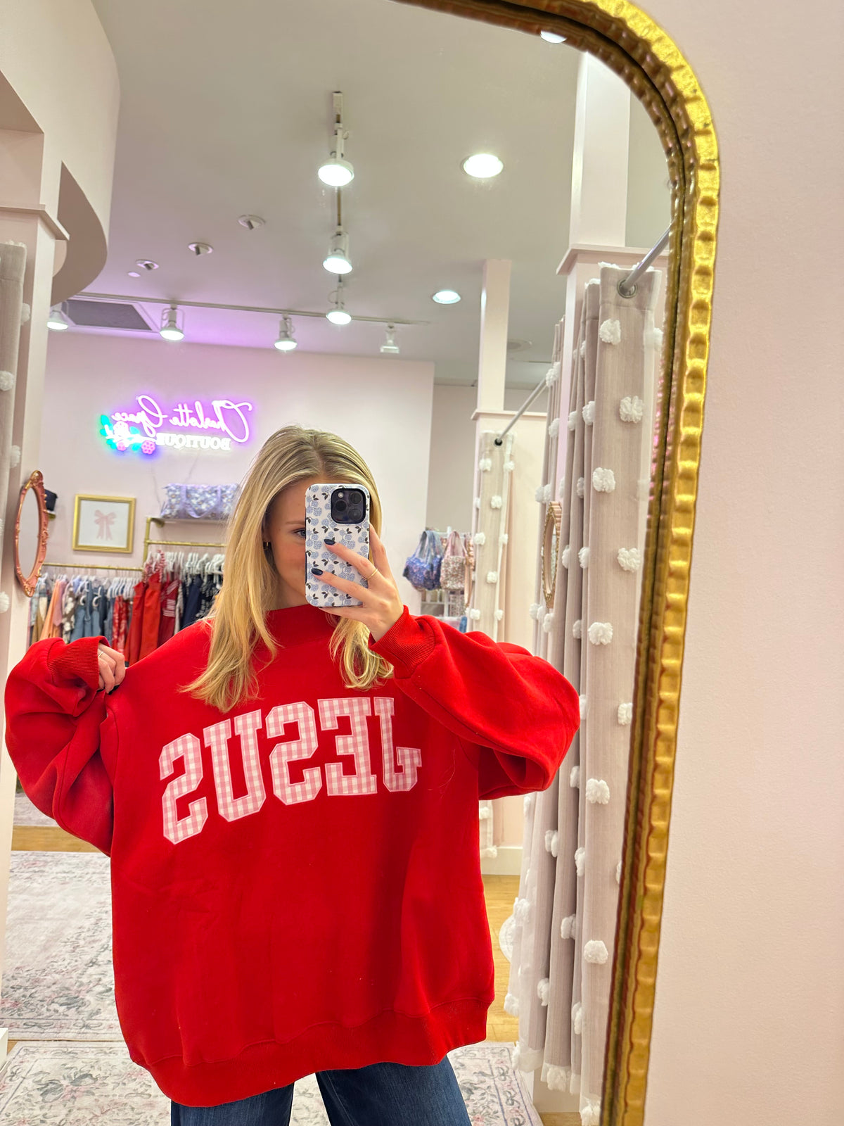 Jesus Christmas Mockneck