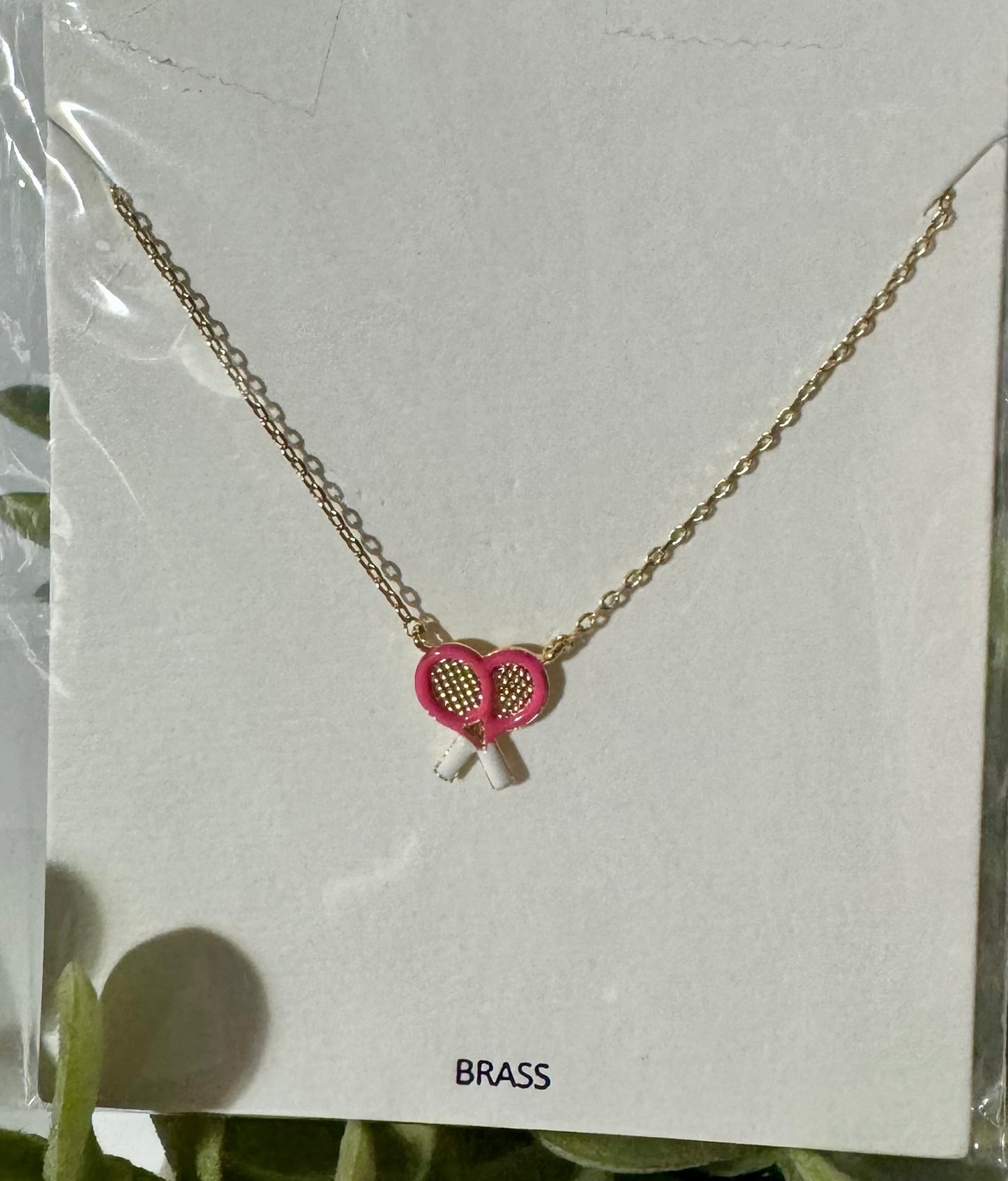 Pink Double Tennis Necklace