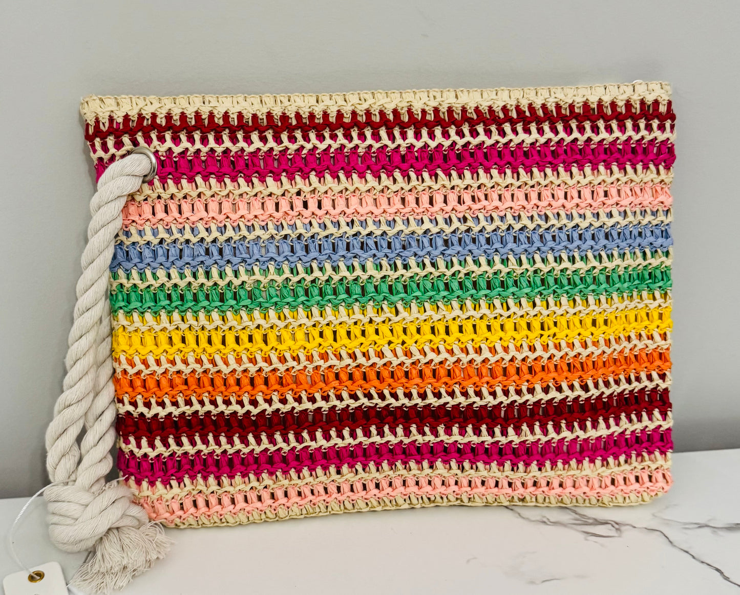 Summer Multi-Colored Clutch Bag