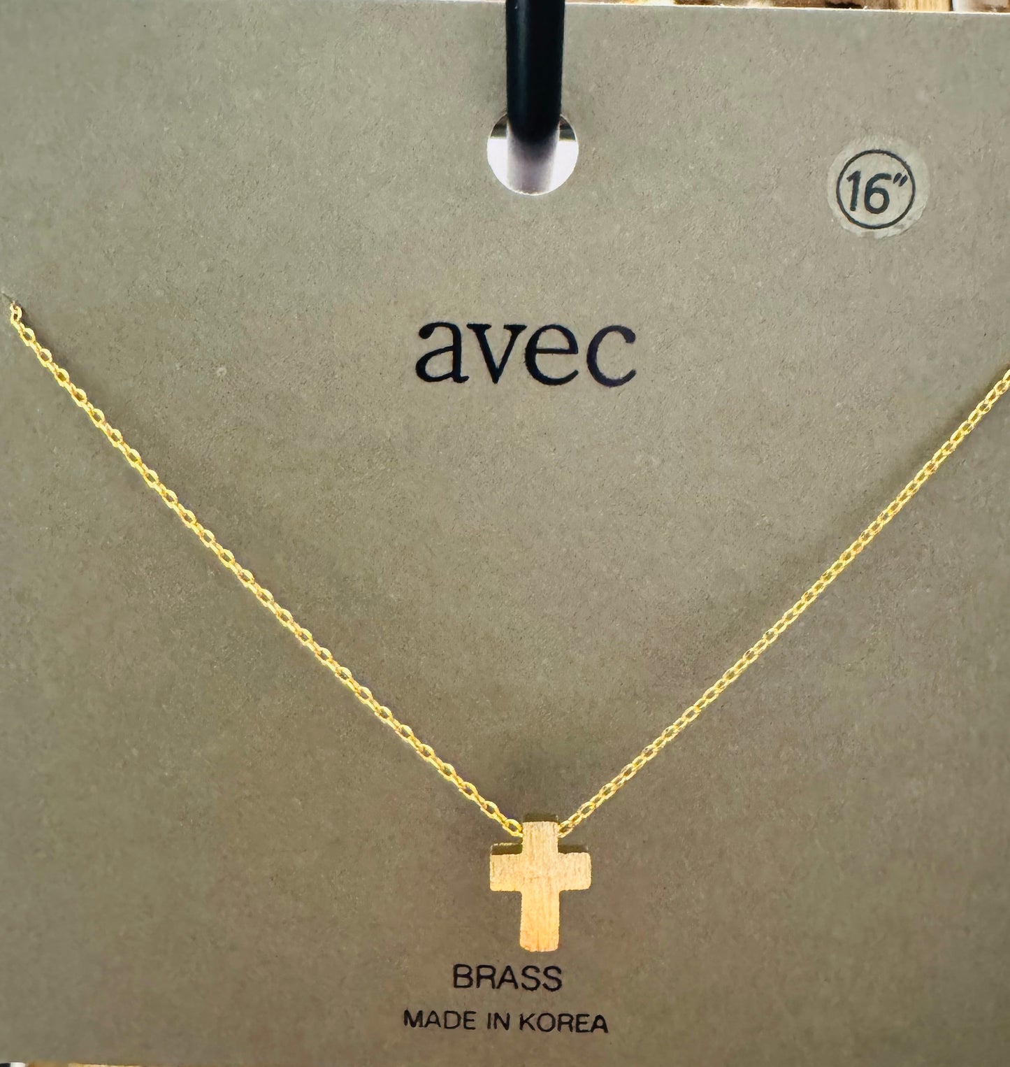 Cross Necklace- Gold or Silver