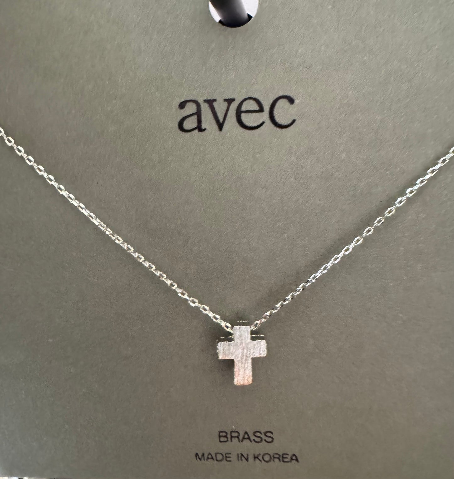 Cross Necklace- Gold or Silver