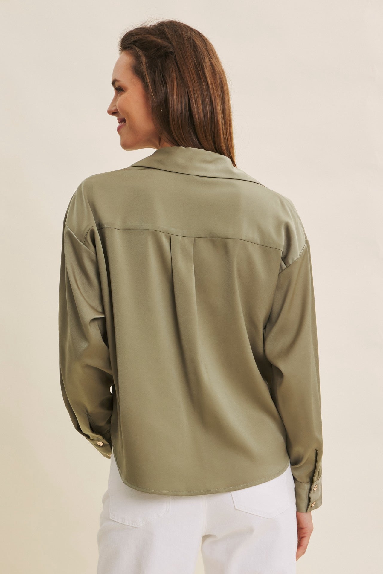 Angela Satin Top