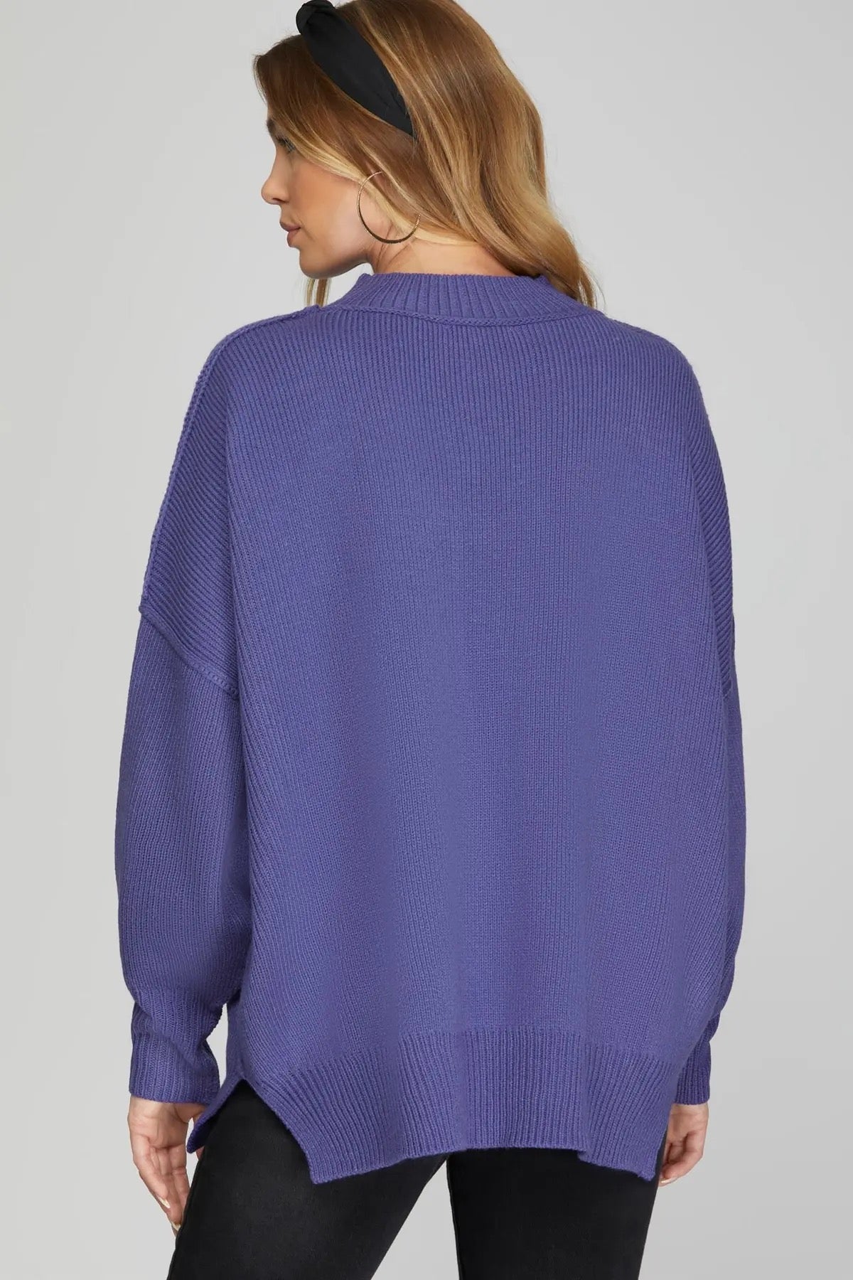 Sheri Sweater - Dusty Purple