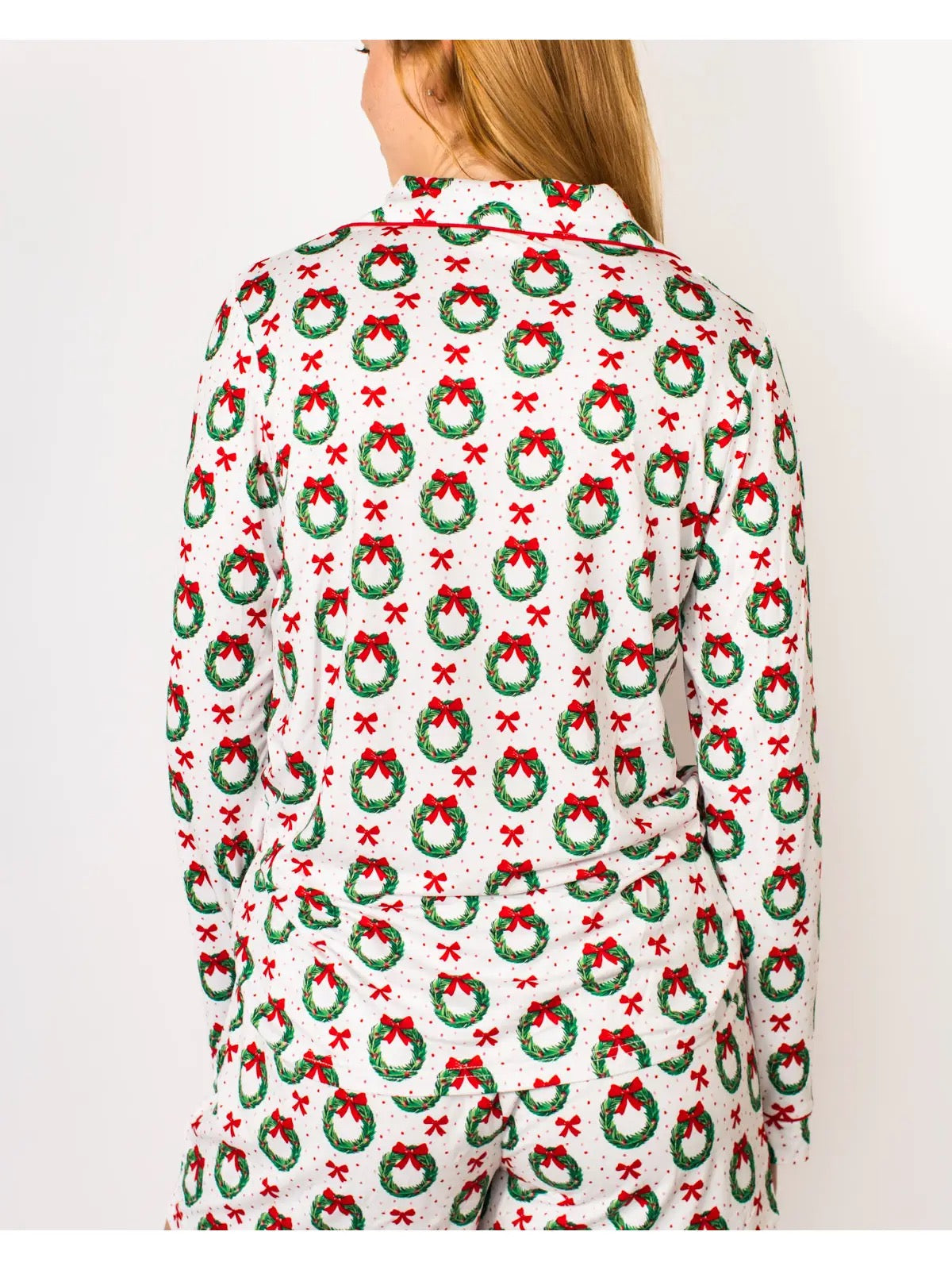 Christmas Wreath Pajama Top