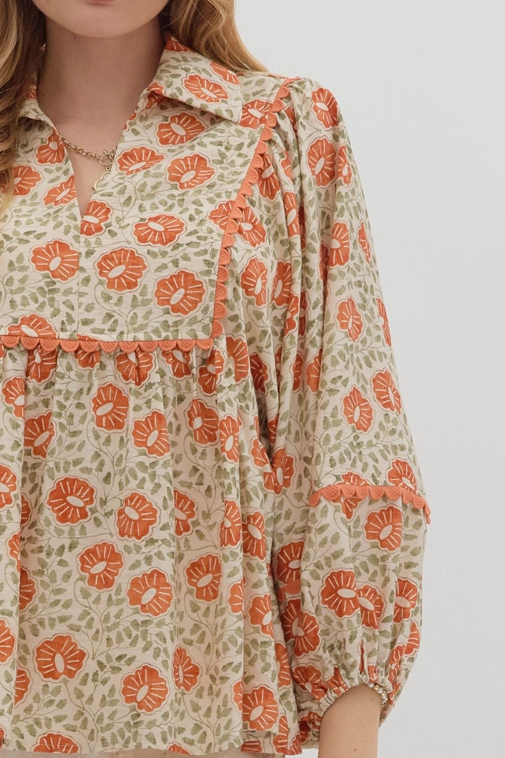 Libby Floral Top