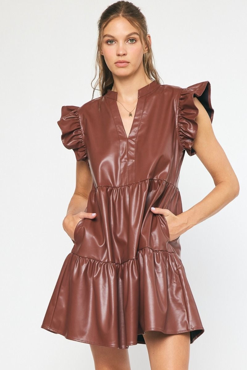 Mercedes Leather Dress