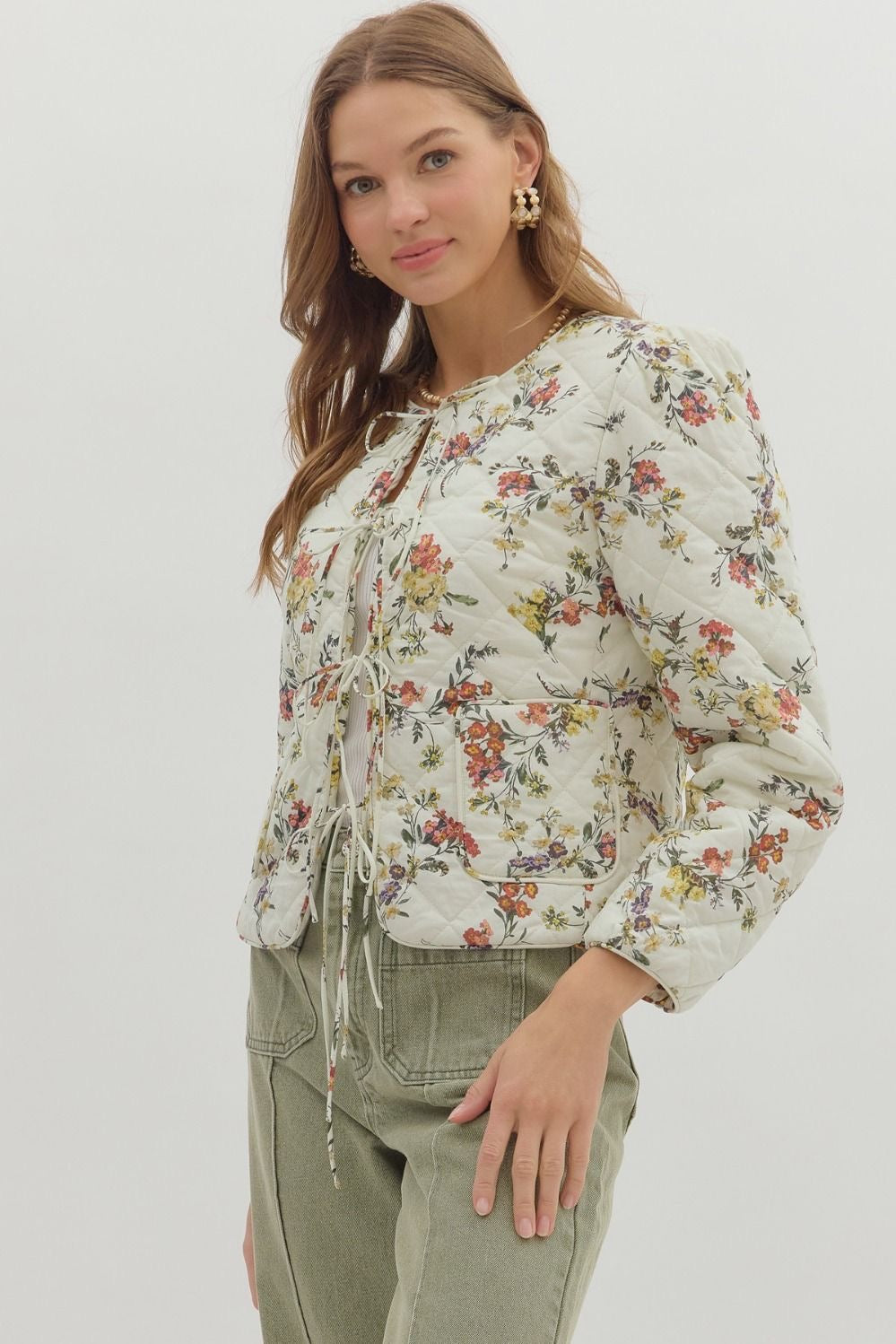 Fall Floral Jacket