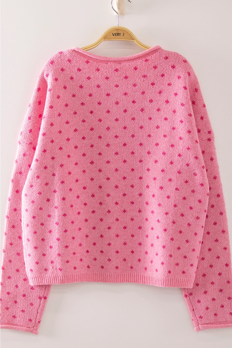 Bethany Pink Cardigan