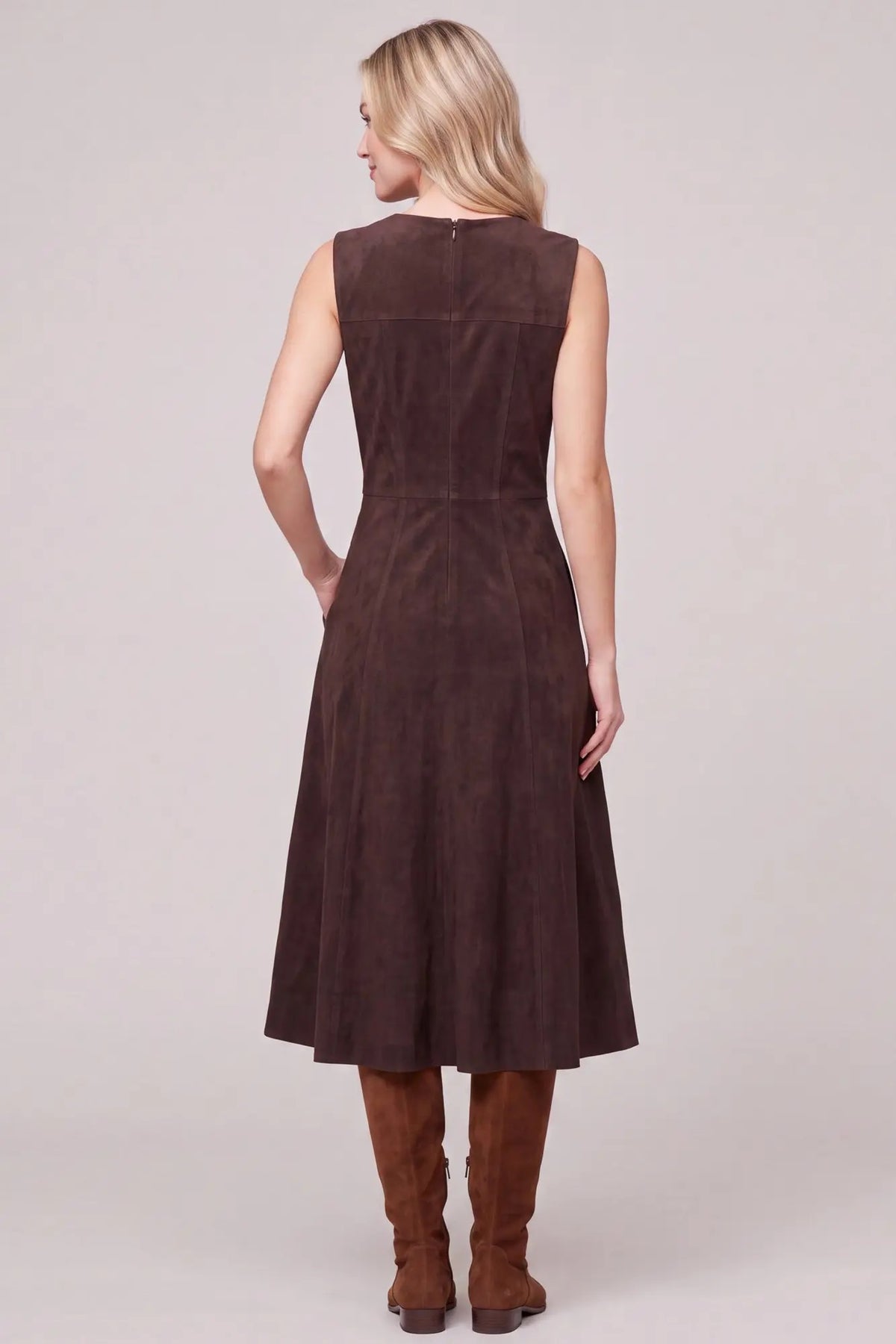 Sutton Suede Dress