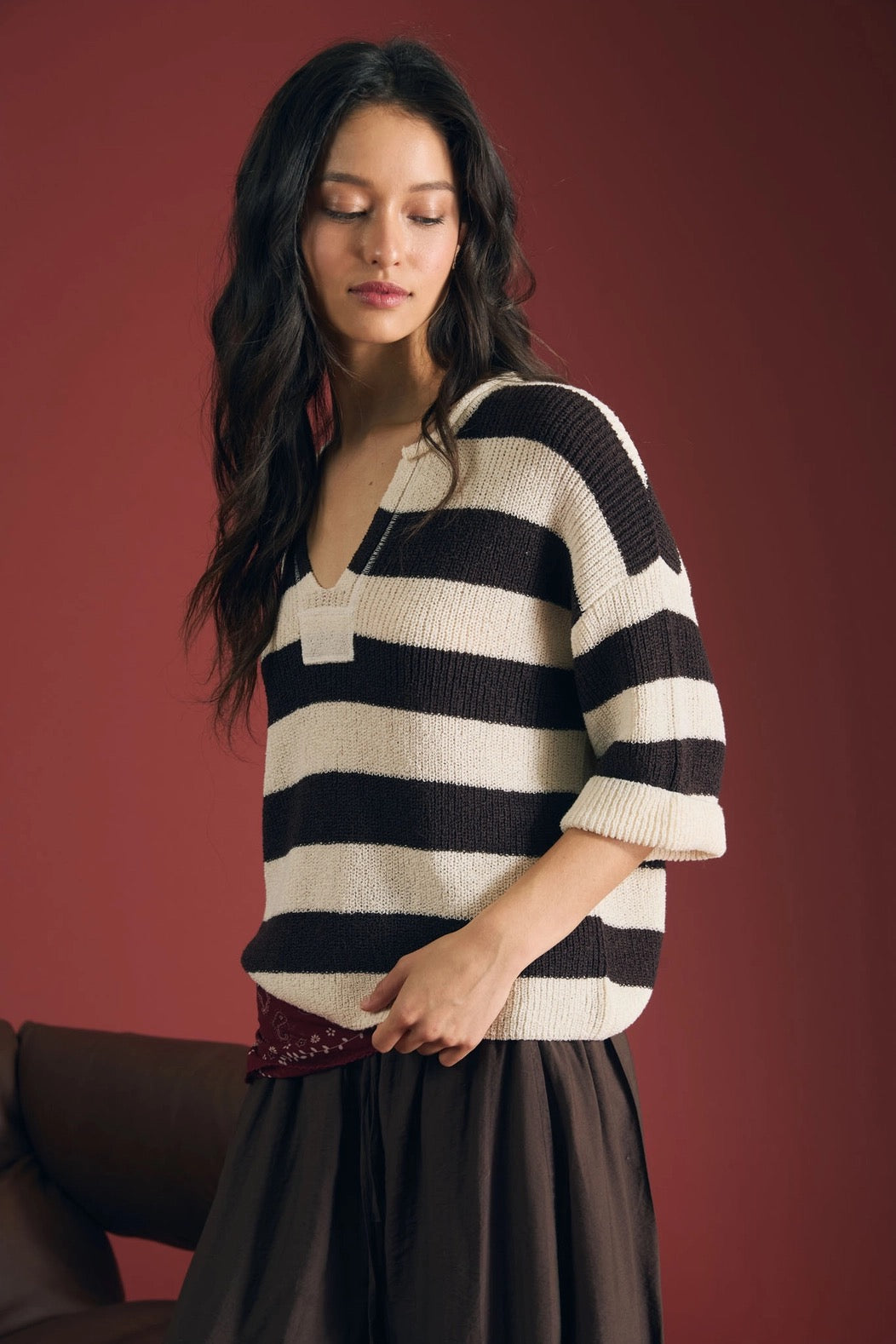 Alexa Short Sleeve Sweater