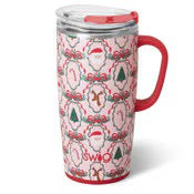 Christmas Cameo Travel Mug