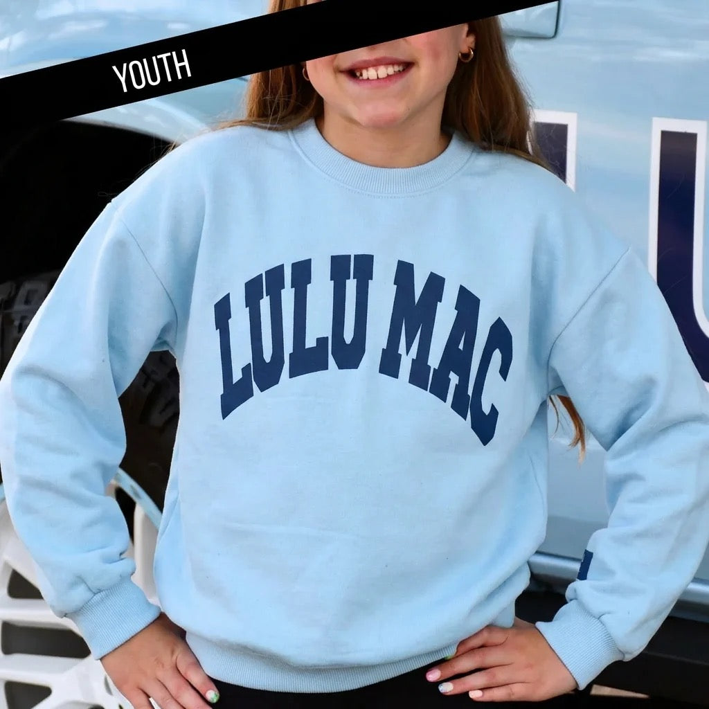 Kids LULU MAC Sweatshirt Light Blue