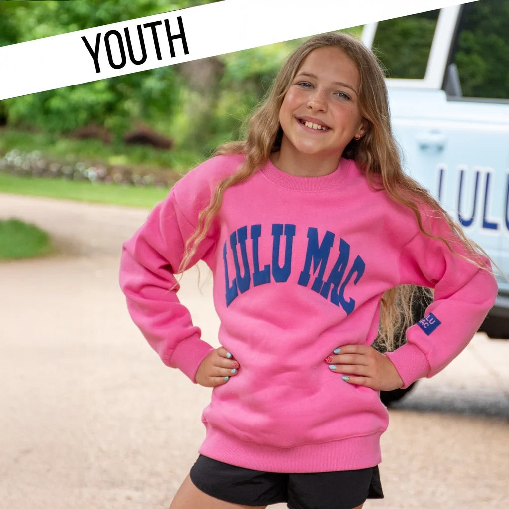 Kids LULU MAC Pink/Royal Sweatshirt