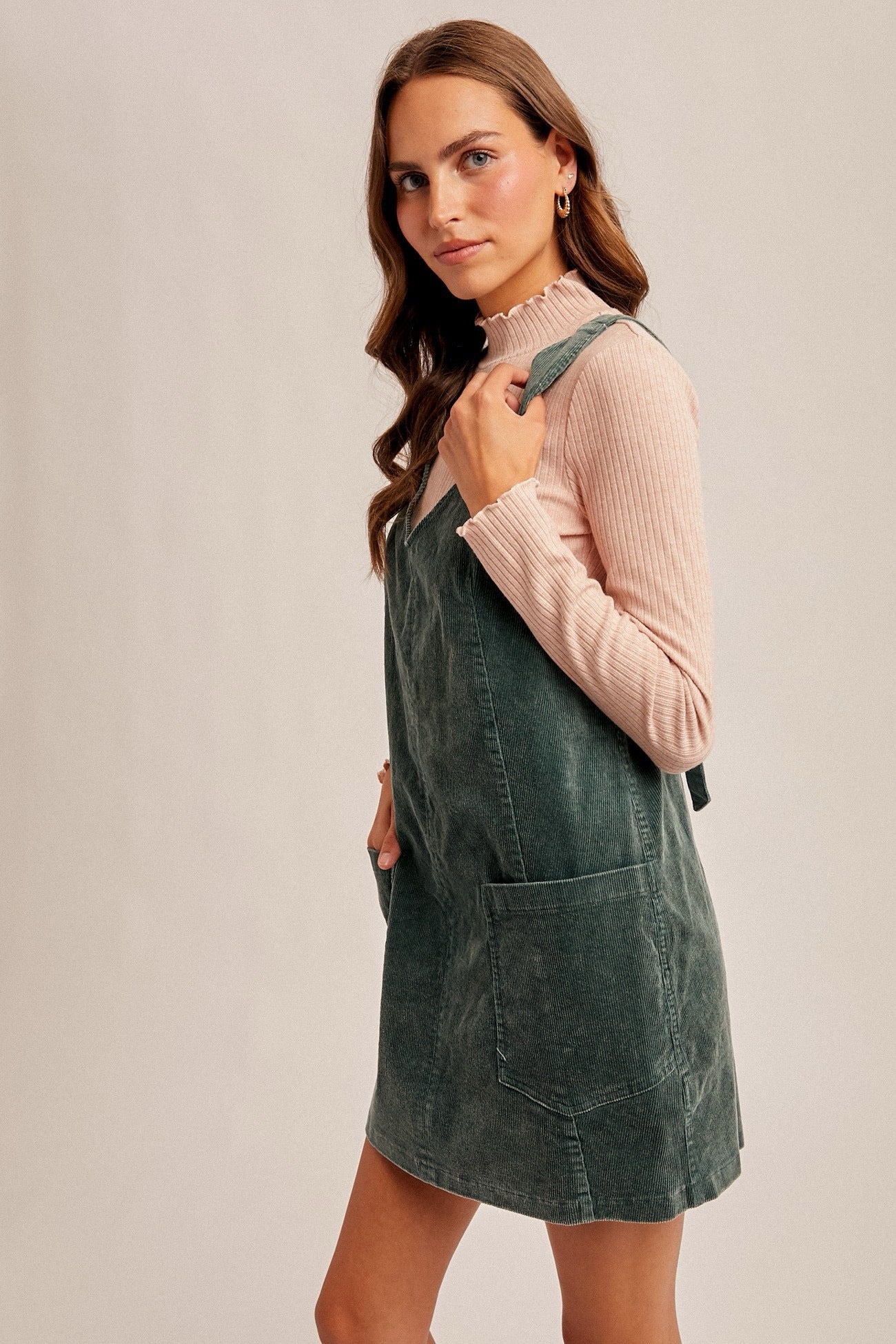 Snow Wash Cord Dress