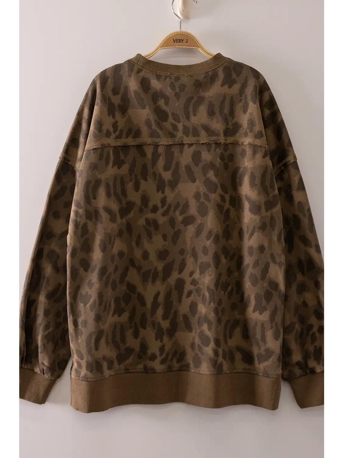 Evelyn Leopard Crew Neck